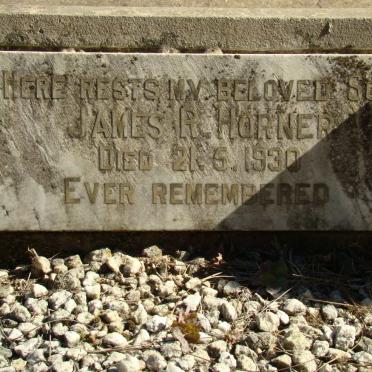 HORNER James R. -1930