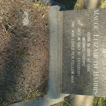 HARRIS Maude Elizabeth 1885-1967