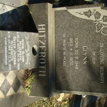 HITZEROTH Glynn 1949-1970 :: HITZEROTH Irwin Glynn 1914-1965 &amp; Ester Jacoba 1915-1990