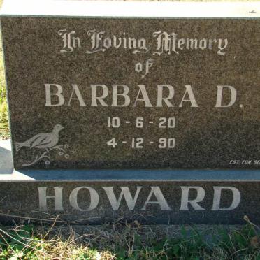 HOWARD Barbara D. 1920-1990