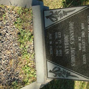 JORDAAN Johannes Jacobus 1883-1964