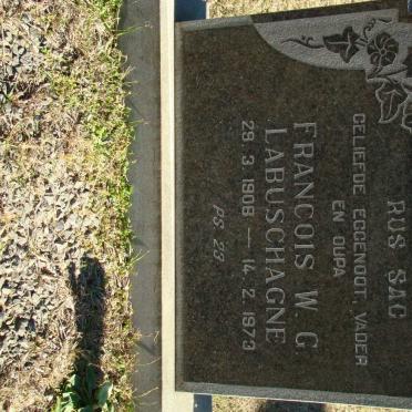 LABUSCHAGNE Francois W.G. 1908-1973