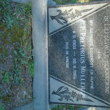 MULLER C.P. Pretorius 1903-1966