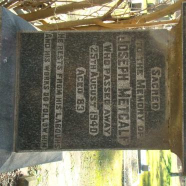 METCALF Joseph -1940