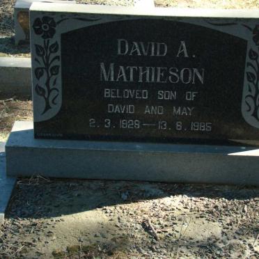 MATHIESON David A. 1929-1985
