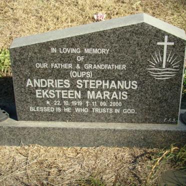 MARAIS Andries Stephanus Eksteen 1919-2000