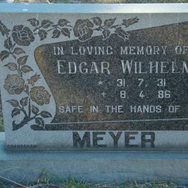 MEYER Edgar Wilhelm 1931-1986