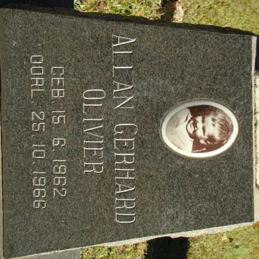 OLIVIER Allan Gerhard 1962-1966