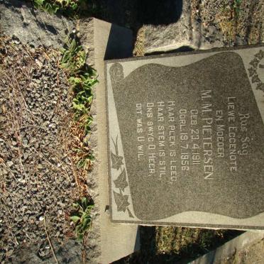 PIETERSEN M.M. 1911-1956