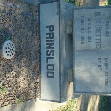 PRINSLOO H.M. 1911-1969