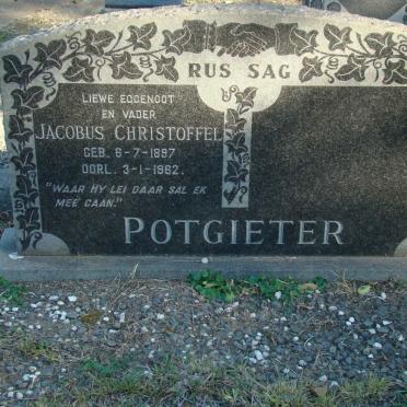 POTGIETER Jacobus Christoffel 1897-1962