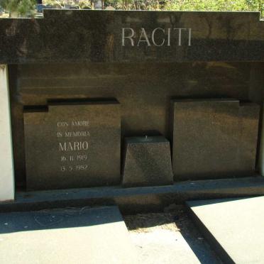 RACITI Mario 1919-1982