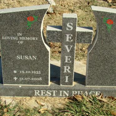 SEVERI Susan 1935-2008