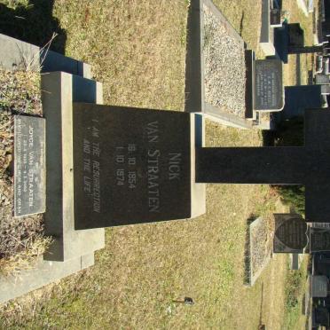 STRAATEN Nick, van 1954-1974 :: STRAATEN Joyce, van 1930-2002