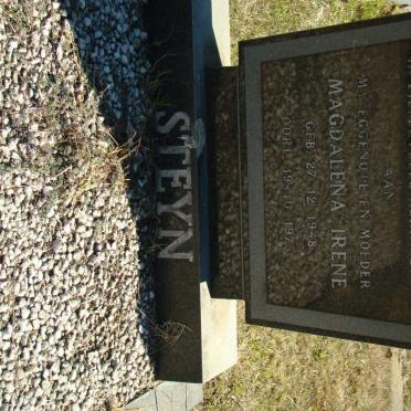 STEYN Magdalena Irene 1948-1975