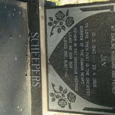 SCHEEPERS Jan 1940-1968