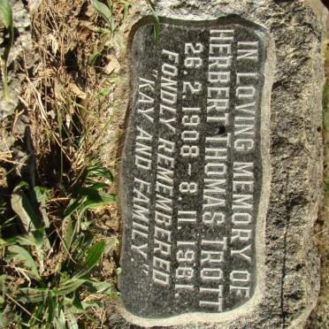 TROTT Herbert Thomas 1908-1961