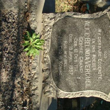 VERCUEIL Alice Belinda nee CRANE 1911-1957