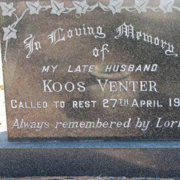 VENTER Koos -1976