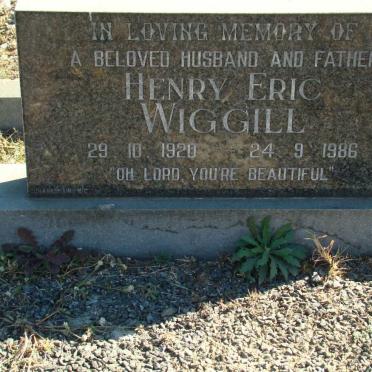 WIGGILL Henry Eric 1920-1986