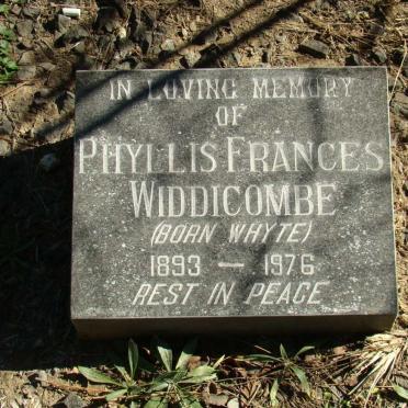 WIDDICOMBE Phyllis Frances nee WHYTE 1893-1976