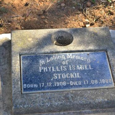 STOCKIL Phyllis Isabel 1908-1989