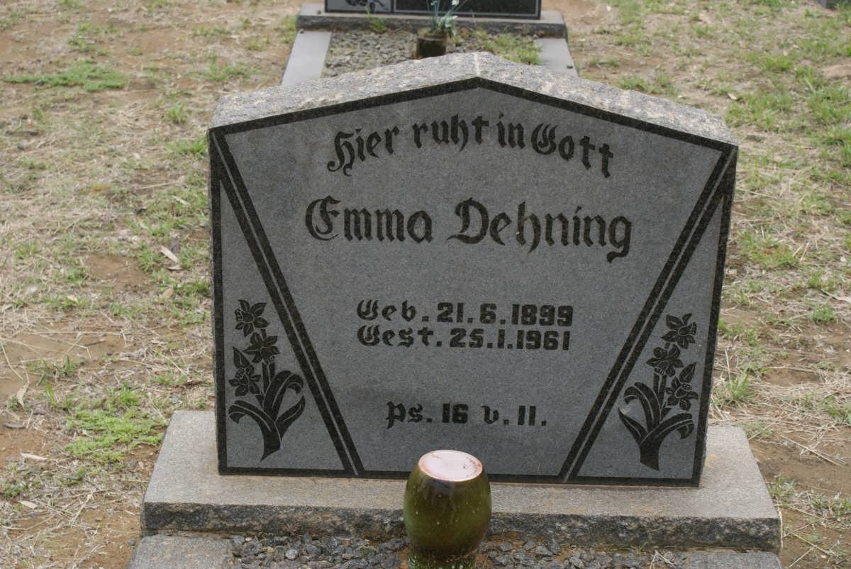 DEHNING Emma 1899-1961