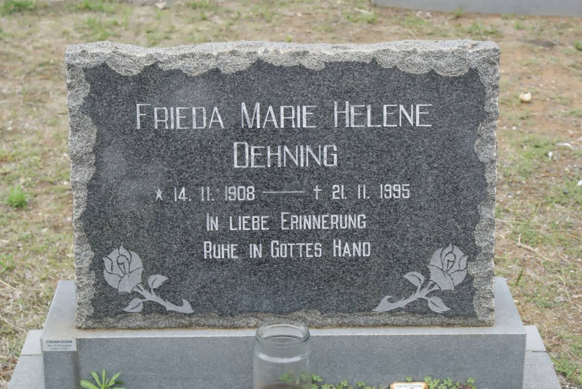 DEHNING Frieda Marie Helene 1908-1995