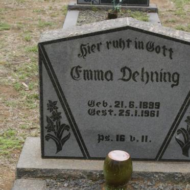 DEHNING Emma 1899-1961