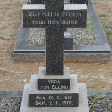 ELLING Vera, von 1919-1970
