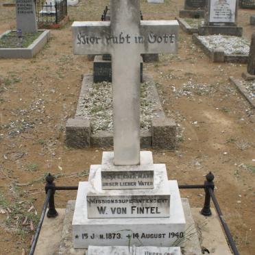 FINTEL W., von 1873-1940