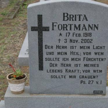 FORTMANN Brita 1918-2002