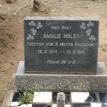 HOLST Amalie nee MEYER KIRCHDORF 1874-1914