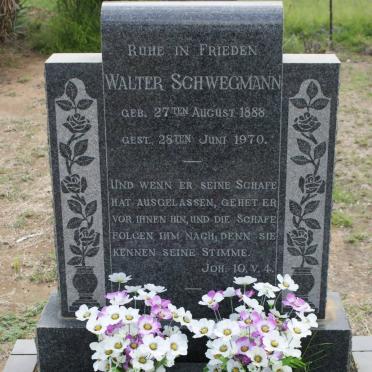 SCHWEGMANN Walter 1888-1970
