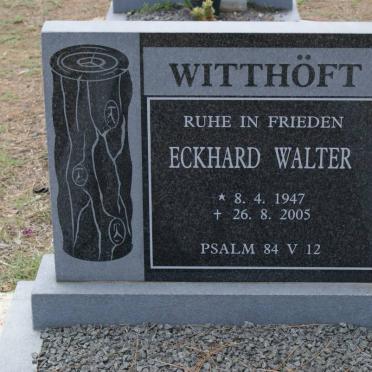 WITTHOFT Eckhard Walter 1947-2005