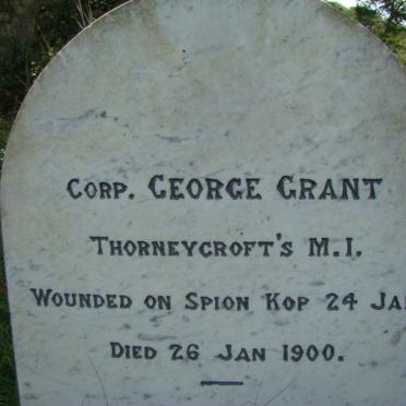 GRANT George -1900