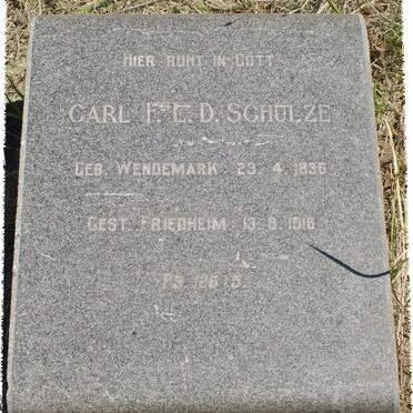SCHULZE Carl F.E.D. 1835-1916