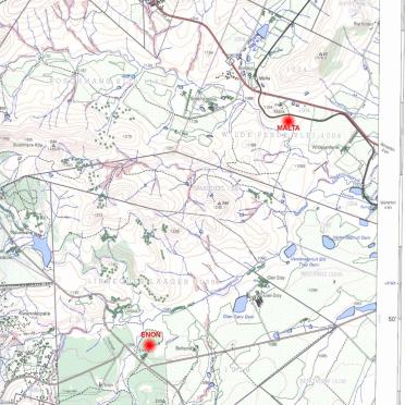 1. Map showing location of farm / kaart dui ligging van plaas aan