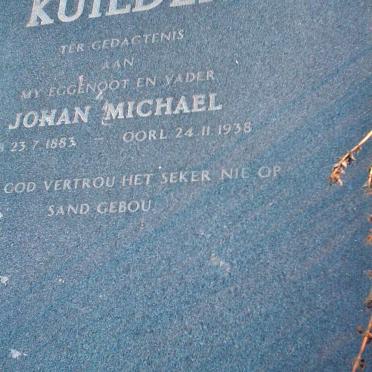 KUILDER Johan Michael 1883-1938