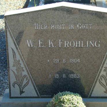 FRÖHLING W.E.K. 1904-1983