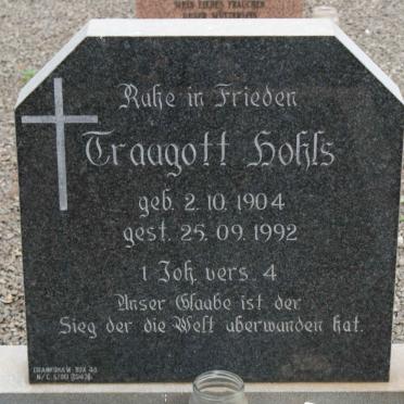 HOHLS Traagott 1904-1992