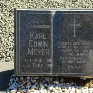 MEYER Karl Edwin 1991-1992