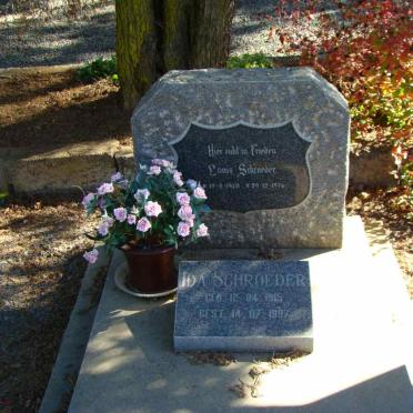 SCHROEDER Louis 1910-1976 &amp; Ida 1915-1997