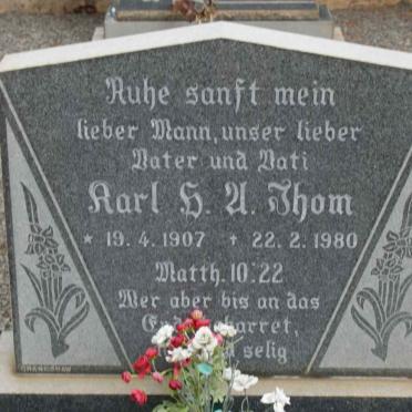 THOM Karl H.U. 1907-1980