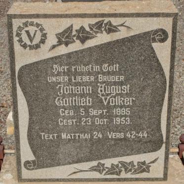 VOLKER Johann August Gottlieb 1895-1953