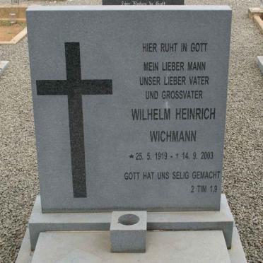 WICHMANN Wilhelm Heinrich 1919-2003