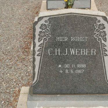 WEBER C.H.J. 1898-1967