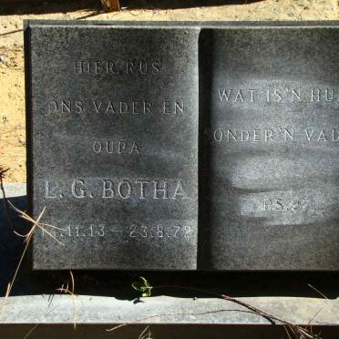 BOTHA L.G. 1913-1972