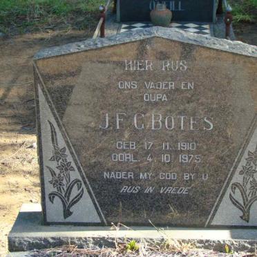 BOTES J.F.G. 1910-1975
