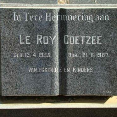 COETZEE Le Roy 1955-1987